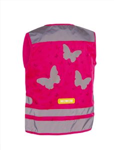 Bezpečnostní vesta Wowow Nutty Jacket pro děti růžová s refl. pruhy velikost L
