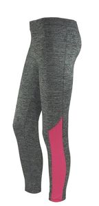 Damen Leggings Yoga Fitness Leggins Jogging Trainingshose Sporthose Hosen grau, Größe:L