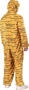 Overall Tiger Kasimir Jumpsuit Kapuzen Einteiler Karneval Kostüm uni L