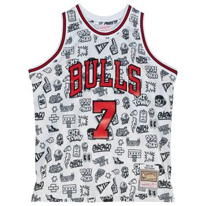 M&N DOODLE Swingman Mesh Jersey Chicago Bulls - S