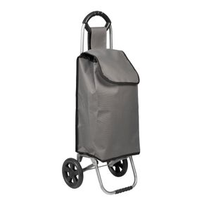 Nákupní vozík 'Nørre' 92,5 x 35 x 30 cm Tmavě šedá / černá