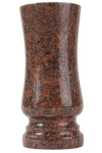 Grab-Vase aus Granit Vanga mit Abflussloch