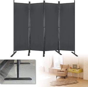 ACXIN ekran dzielący pokój ekran prywatności ścianka działowa 225 x 180 cm 4-częściowy ekran prywatności ścianka działowa składana biura ogrodowe ścianka działowa (ciemnoszara) ACXIN ekran dzielący pokój ekran prywatności ścianka działowa 225 x 180 cm 4-częściowy ekran prywatności ścianka działowa składana biura ogrodowe ścianka działowa (ciemnoszara)