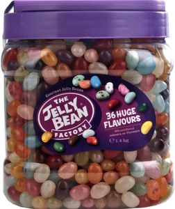 The Jelly Bean Factory 36 Gourmet Flavours Jar Geleebohnen 1400g