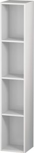 Duravit Regalelement L-CUBE 180 x 180 x 1000 mm flannel grey seidenmatt