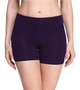 Merry Style Damen Shorts Radlerhose Unterhose Hotpants Kurze Hose Boxershorts aus Viskose MS10-284(Pflaume,XXL)