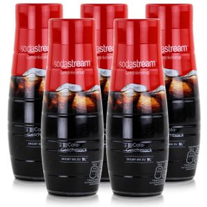 SodaStream Getränke-Sirup Softdrink Cola Geschmack 440ml (5er Pack)