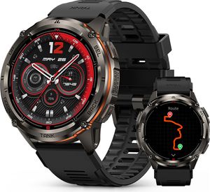 KOSPET TANK T3 Ultra 2 GPS Smartwatch Herren,Edelstahl Gehäuse, 5ATM Wasserdicht, 60+Tage Akkulaufzeit, Bluetooth anrufen，Fitnessuhr mit 1,43" AMOLED