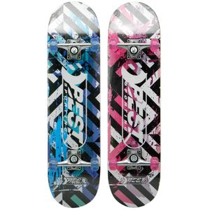 Best Sporting Skateboard, ABEC 7, max. Belastung 100 kg, Farbe:pink/schwarz