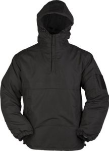 MIL-TEC Combat Anorak zimowa czarna kurtka z kapturem XL