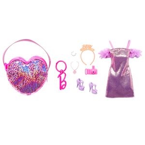 Barbie Fashion Kleidung und Deluxe-Tasche mit Zubehör im Thekendisplay