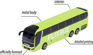 Majorette grüner MAN Lion's Coach L Flixbus - Modell Bus
