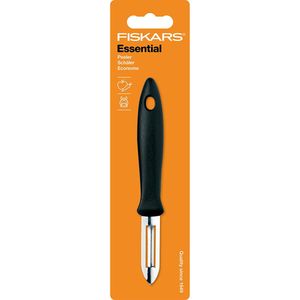 Fiskars Schäler mit rostfreier Stahlklinge für Obst und Gemüse Essential