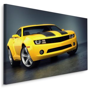 Fabelhafte Canvas LEINWAND BILDER 30x20 cm XXL Kunstdruck Auto Sportwagen Mustang