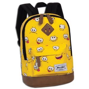 kleiner gelber-Kinderrucksack lustiger Kindergartenrucksack gelb