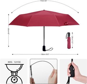 Regenschirm Taschenschirm Sturmfest ,Windsicherer Sturm Taschenschirm Schirm, Auf-Zu-Taschenschirm Automatik, Kompakter Falt Reise Golf Regenschirm Umbrella Windproof