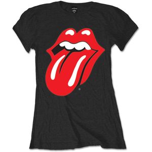 The Rolling Stones - "Classic" T-Shirt für Damen RO2373 (L) (Schwarz)
