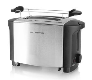 Emerio TO-108275.1 Toaster mit Brötchen-Aufsatz