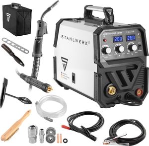 STAHLWERK Schweißgerät MIG MAG 200 ST IGBT Schutzgas mit 200 Ampere MMA E-Hand STAHLWERK Schweißgerät MIG MAG 200 ST IGBT Schutzgas mit 200 Ampere MMA E-Hand
