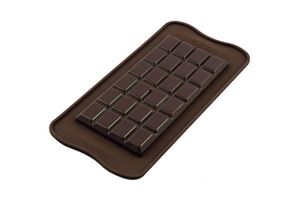 Silikomart Schokoladenform CLASSIC CHOCO BAR - Schokoriegel  Silikomart Material:: Silikon, Farbe:: Braun