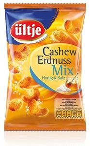 ültje Cashew Erdnuss Mix aus Cashew und Erdnüssen mit Honig & Salz 200g