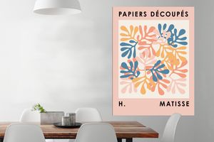 MuchoWow® Poster Matisse - Pflanzen - Pastell - Natur 90x120 cm - Wohnzimmer