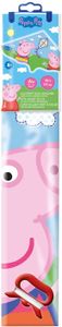 Paul Günther 1216 - Kinder-Drachen mit Peppa Pig Motiv, komplett flugfertig mit Wickelgriff und Schnur, Einleiner-Drachen aus robuster Folie für Kinder ab 4 Jahren, ca. 115 x 63 cm
