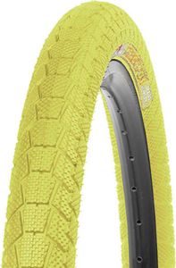 Kenda Krackpot Colour Fahrradreifen BMX Kinderfahrrad 1 Reifen gelb