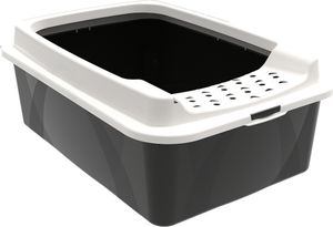 Toaleta pre mačky Rotho ECO BONNIE čierno-piesková