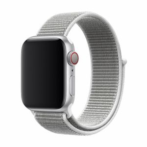 Devia, nylonový řemínek pro Apple Watch 42/44/45/49 mm, bílý