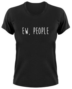 Styletex23 T-Shirt Ew, People Fun, Damen schwarz, M