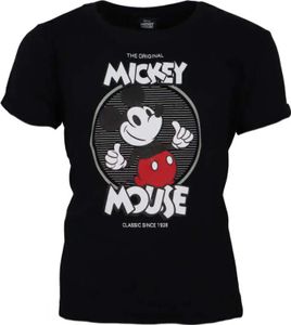 Disney Mickey Maus Jungen kurzarm T-Shirt Shirt – Schwarz / 134