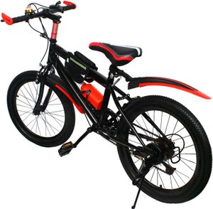 Horské kolo 20 palcových kol 6 rychlostí MTB Bike Dětské chlapecké kolo pro chlapce dívky červené