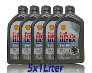 Shell Helix ULtra Professional AM-L 5W-30 5x1 Liter