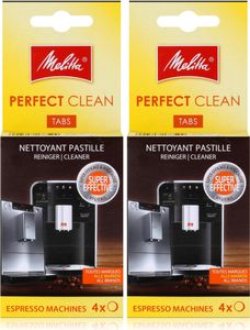 Melitta Perfect Clean Espresso Machines ReinigungsTabs 4x1,8g (2er Pack)