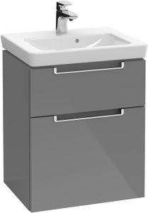 Villeroy & Boch Waschbeckenunterschrank Subway A90610 440x590x352mm Eckig Glossy Grey