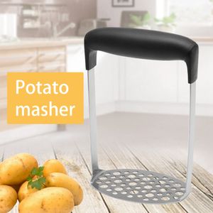 Edelstah Kartoffelstampfer Stampfer Gemüsestampfer Lochplatte Handgerät Küchenhelfer