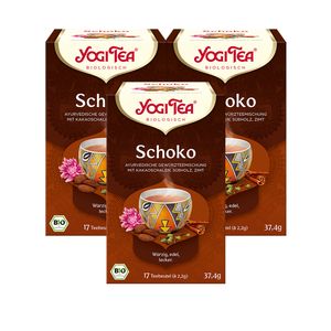 3 x BIO YOGI TEA Schoko | 3 x 37,4g