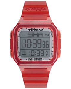 Adidas Watches Aost22051 Digital One Gmt Uhr Rot  Rot One Size