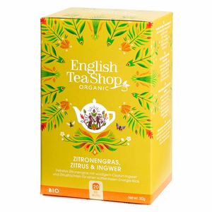 English Tea Shop - Zitronengras, Zitrus & Ingwer, BIO, 20 Teebeutel