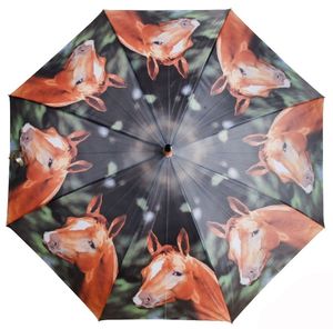 Regenschirm - Stockschirm - Pferd - Pferde Bauernhoftiere Schirm