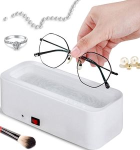 Ultraschallreinigungsgerät, 45 kHz Haushalts Ultraschallreiniger, Uhrenständer und Körbe für Brillen, Schmuck, Zahnersatz, Ringe und Metallteile