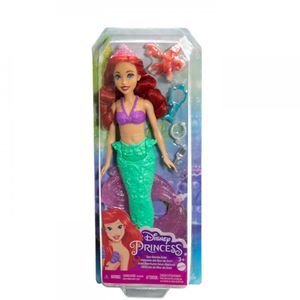 LALKA BARBIE SYRENKA DISNEY PRINCESS MATTEL HLW34 Ariel Arielka akcesoria