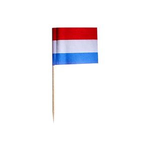 Papstar Deko Picker Flaggen Niederlande Fahnenpicker 8cm 500 Stück