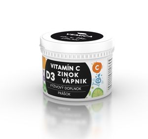 Vitamín C + D3 + Zinok + Vápnik /100 dávok