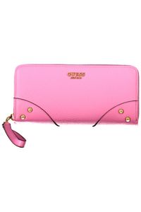 GUESS JEANS Dámská kvalitní peněženka Pink Barva: růžová, Velikost: UNI