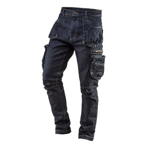 Neo Tools Jeans Herren Arbeitshose mit 5 Taschen - Sicherheitshose Schutzhose - Größe M