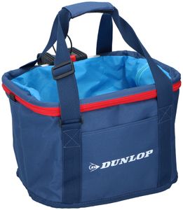 Dunlop Fahrradtasche - Fahrradkorb und Shopper in 1 - 15 L - 33 x 25 x 23 CM - Blau