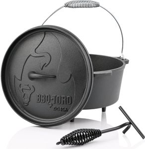 BBQ-Toro Dutch Oven DO45A, 3,1 L Alpha Gusseisen Kochtopf, Gusstopf BBQ-Toro Dutch Oven DO45A, 3,1 L Alpha Gusseisen Kochtopf, Gusstopf