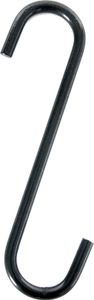 Kleiner S-Haken aus Eisen 15 cm – stabiler Halter für Blumenampeln, schwarz